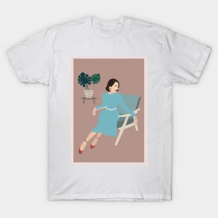 Woman in Chair T-Shirt